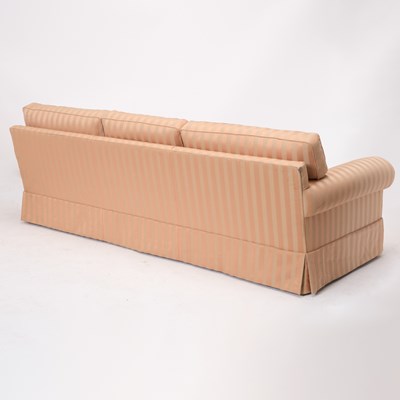 Lot 170 - Striped Silk Upholstered Sofa