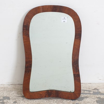 Lot 146 - Walnut Mirror