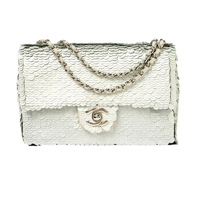Lot 1189 - Chanel Sequin Paillette Small Flap Bag