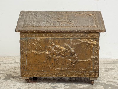 Lot 47 - Copper Kindling Box