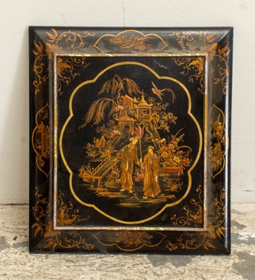 Lot 50 - Chinoiserie Plaque