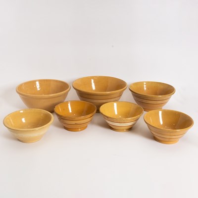 Lot 356 - Group of Nine Stoneware Bowls