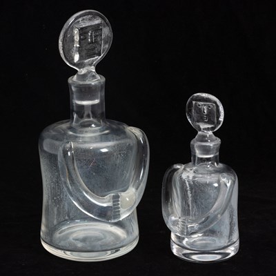 Lot 213 - Erik Hoglund for Kosta Boda Figural Glass Decanter