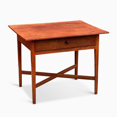 Lot 1163 - Federal Red Painted Tavern Table