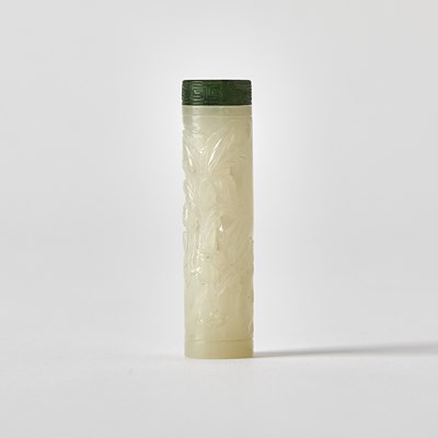 Lot 313 - A Chinese White Jade Parfumier
