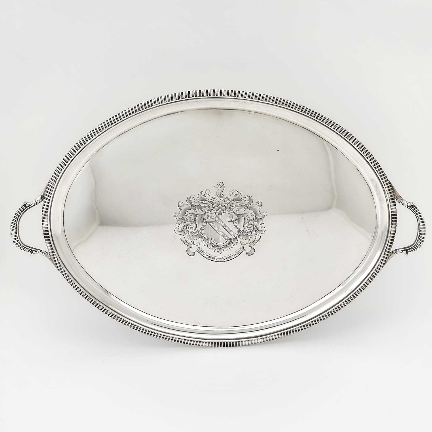 Lot 162 - George III Sterling Silver Two Handled Tray