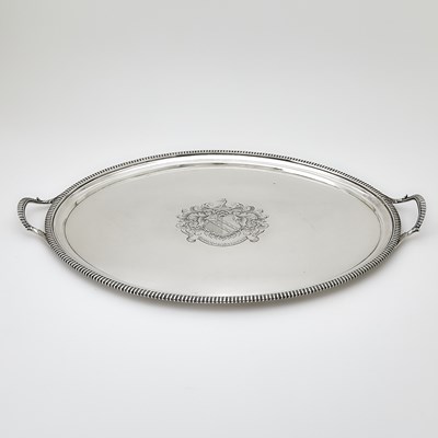 Lot 162 - George III Sterling Silver Two Handled Tray