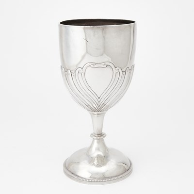 Lot 190 - Edward VII Sterling Silver Oversized Goblet