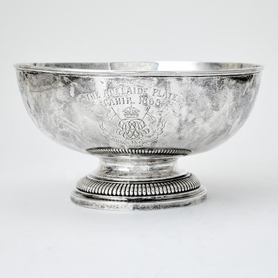 Lot 177 - Victorian Sterling Silver Presentation Punch Bowl