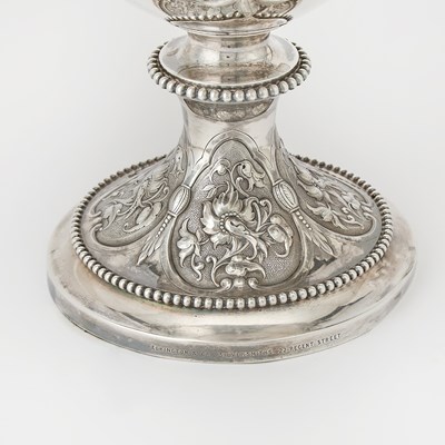Lot 178 - Victorian Sterling Silver Covered Two Handled Cup