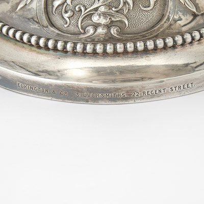 Lot 178 - Victorian Sterling Silver Covered Two Handled Cup