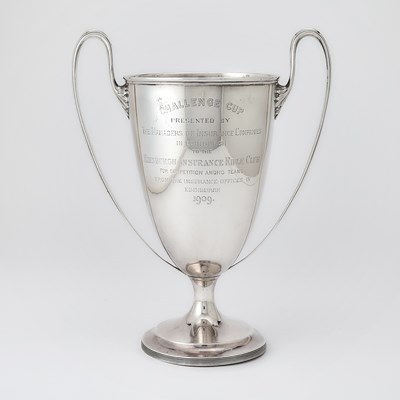 Lot 187 - Edward VII Sterling Silver Trophy Cup
