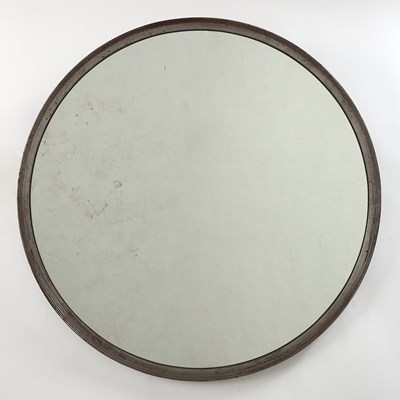 Lot 254 - Edgar Brandt Style Iron Framed Mirror