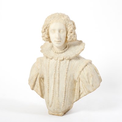 Lot 289 - Italian Renaissance Style Carved White Marble Bust
