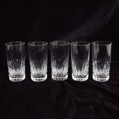 Lot 63 - Set of Five Baccarat Highball Glasses