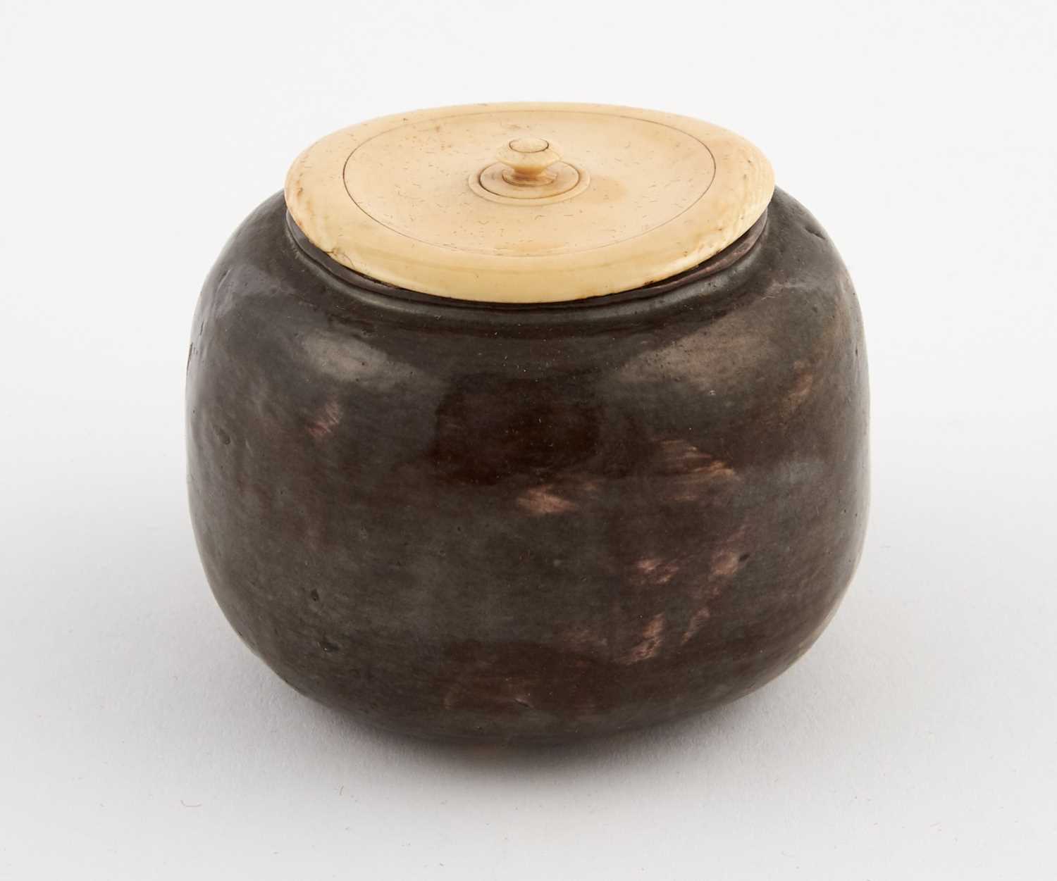 Lot 92 - Japanese Brown Glazed Pottery Jar