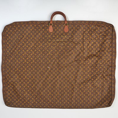 Lot 205 - Louis Vuitton Monogram Canvas Leather Garment Bag