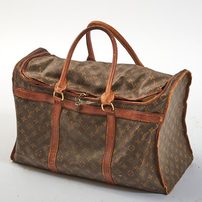 Lot 207 - Louis Vuitton Monogram Canvas Leather Duffle Bag