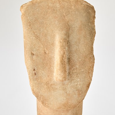 Lot 88 - Greek Large Cycladic Marble Head