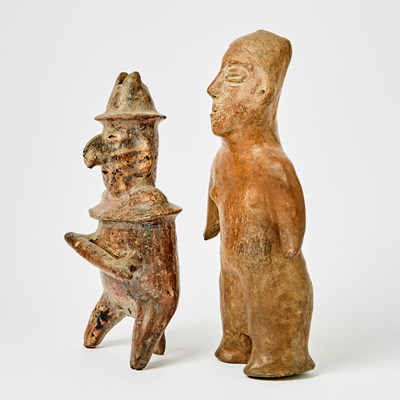 Lot 91 - Group of Five Pre-Columbian Pottery Figures