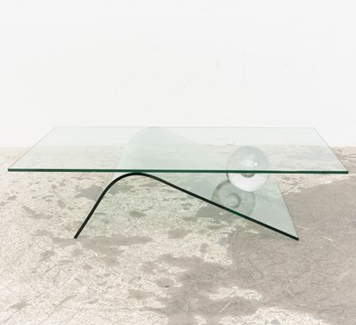 Lot 186 - Modernist Glass Coffee Table