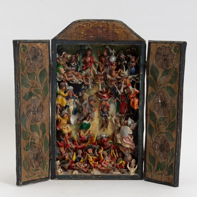Lot 218 - Hand-Painted Peruvian Retablo