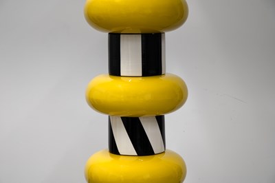 Lot 393 - Attributed to Ettore Sottsass Glazed Ceramic Totem Entitled "Odalisca"