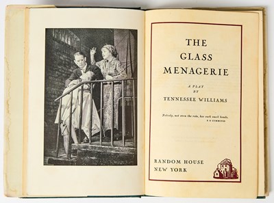 Lot 55 - The First Edition of The Glass Menagerie Signed by Tennessee Williams