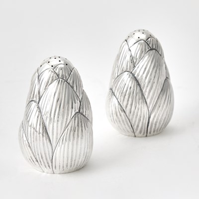 Lot 3242 - Missiaglia Sterling Silver Salt and Pepper Shaker Set