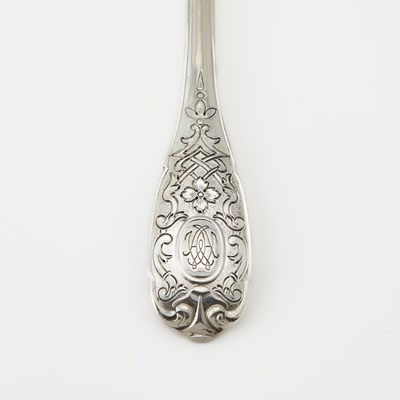 Lot 204 - Puiforcat Sterling Silver "Elysee" Pattern Flatware Service