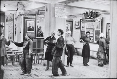 Lot 27 - Henri Cartier-Bresson, Canteen for Workers Constructing the Hotel Metropole, Moscow, 1954