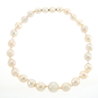 Lot 1224 - Baroque South Sea Cultured Pearl Necklace