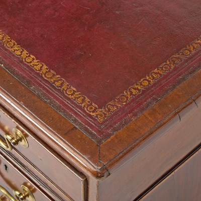 Lot 144 - George III Mahogany Pedestal Partner’s Desk