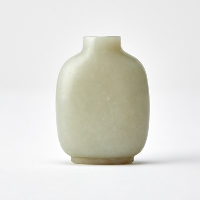 Lot 312 - A Chinese White Jade Snuff Bottle