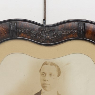 Lot 167 - Carved Wood Heart Shaped Frame