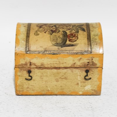 Lot 176 - Paint Decorated Diminutive Chest