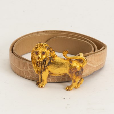 Lot 190 - Lana Marks Ladies Alligator Leather Belt