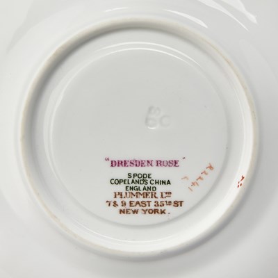 Lot 173 - Extensive Spode Porcelain "Dresden Rose" Dinner Service