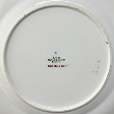 Lot 180 - Extensive Assembled Spode Porcelain "Dresden Rose" Dinner Service