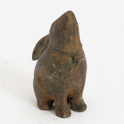 Lot 220 - Iron Rabbit Form Door Stopper
