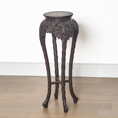 Lot 40 - Japanese Teak Wood Plant Stand