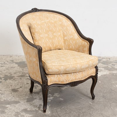 Lot 236 - Louis XVI Style Upholstered Armchair