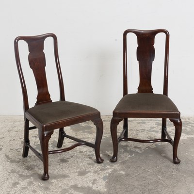 Lot 238 - Pair of Queen Ann Style Side Chairs