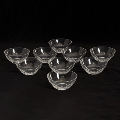 Lot 248 - Set of Nine Orrefors Glass Bowls