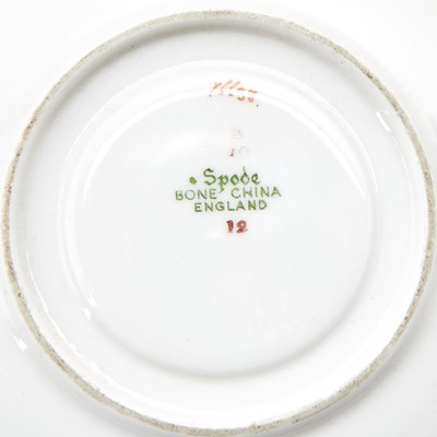 Lot 145 - Spode Porcelain "Rhododendrons" Pattern Partial Tea Service