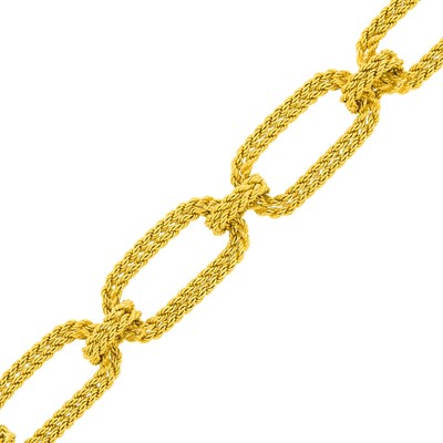 Lot 1109 - Hammerman Brothers Gold Link Bracelet
