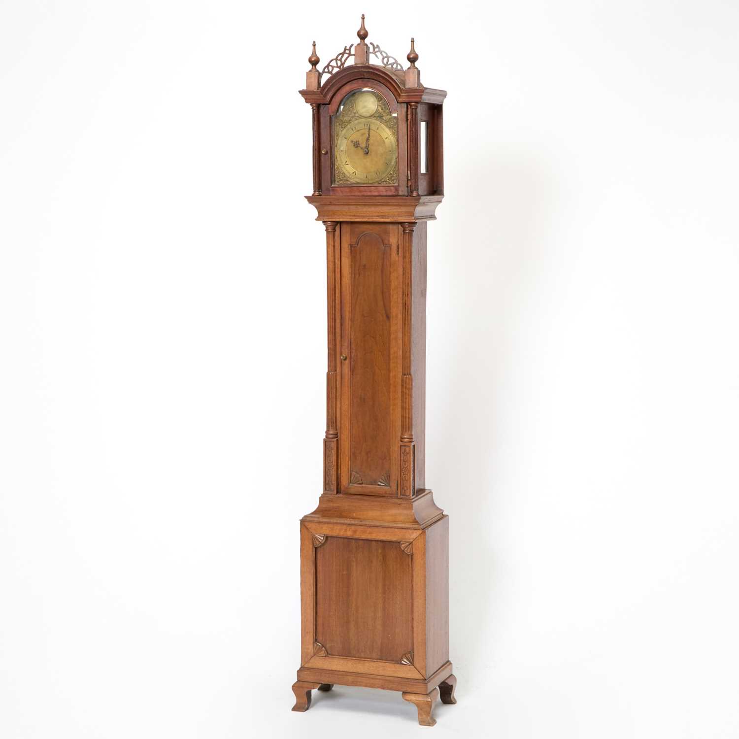 Lot 162 - George III Walnut Tallcase Clock