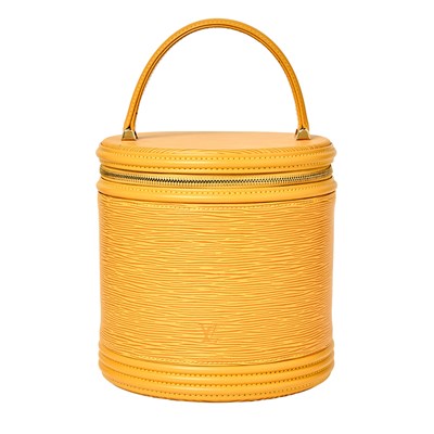Lot 1183 - Louis Vuitton Yellow Epi Leather 'Cannes' Bag