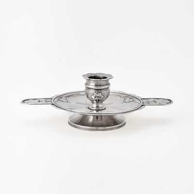 Lot 272 - French Art Nouveau Silver Chamberstick
