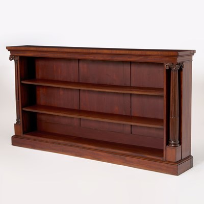 Lot 510 - William IV Mahogany Open Bookcase